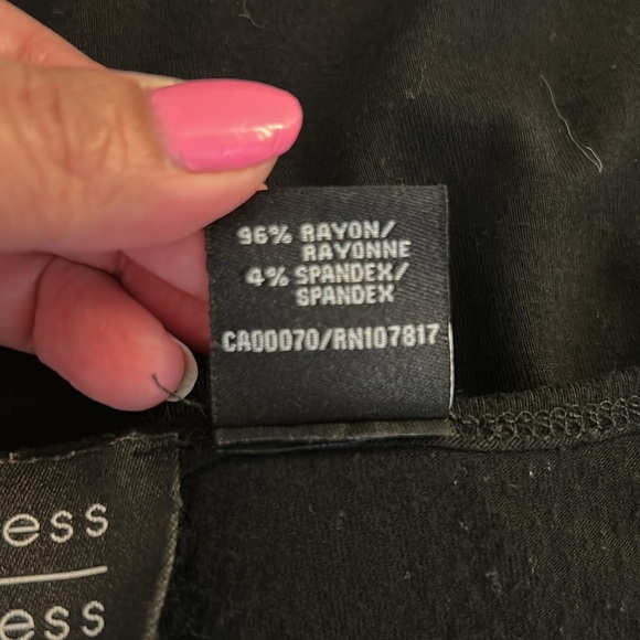 Press Dress Black Casual Summer Spring Flowy Casual Comfy Dress Size Large 12/14 - Picture 6 of 6